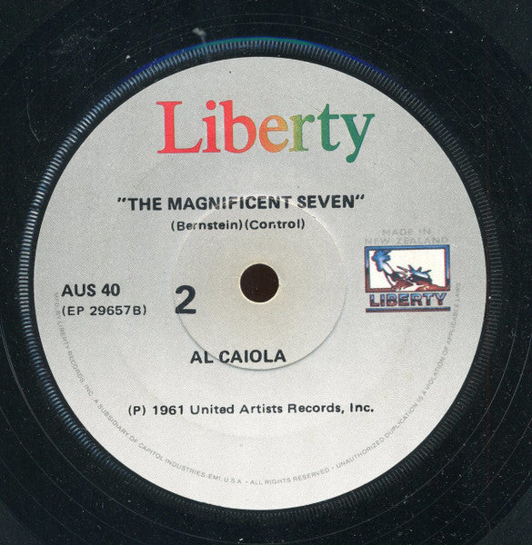 Martin Denny / Al Caiola : Quiet Village / The Magnificent Seven (7", Single, RE)