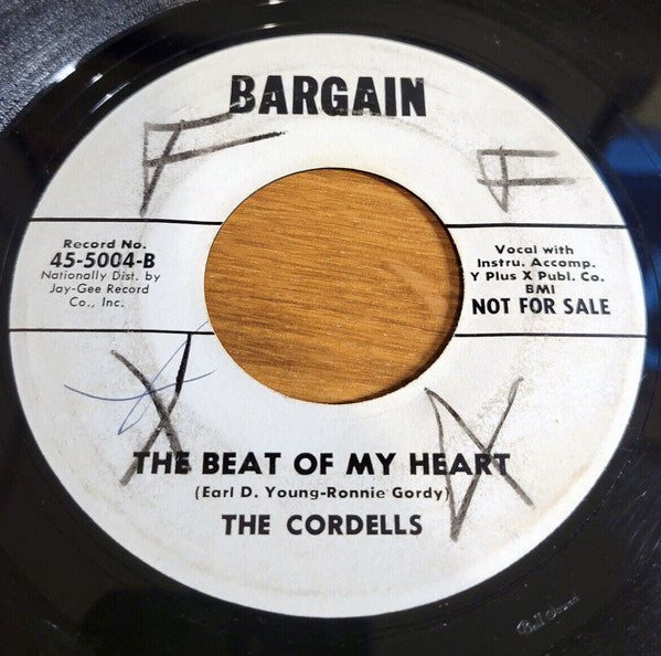 The Cordells (2) : Laid Off / The Beat Of My Heart (7", Promo)