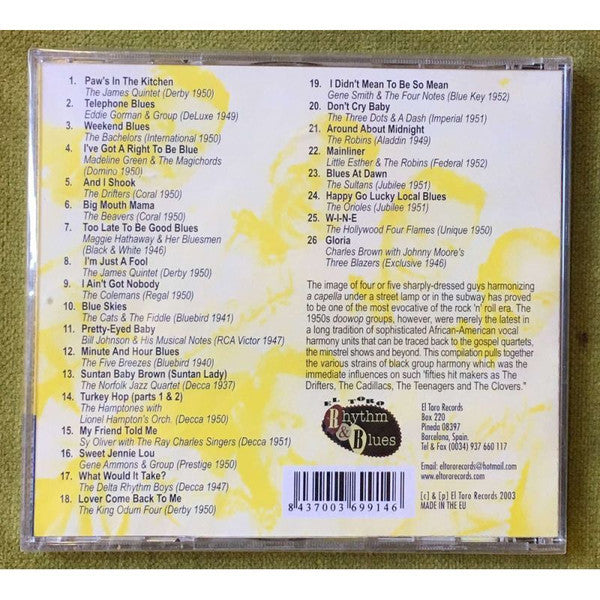 Various : Too Late Too Be Good! - Vocal Harmony Vanguard 1937-52 (CD, Comp)