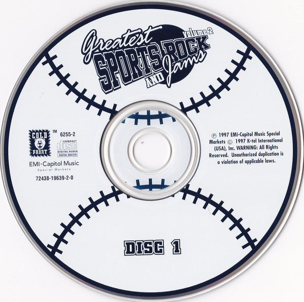 Various : Greatest Sports Rock And Jams - Vol. 2 (2xCD, Comp)