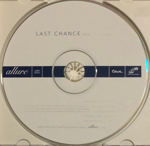 Allure (3) : Last Chance (CD, Single, Promo)