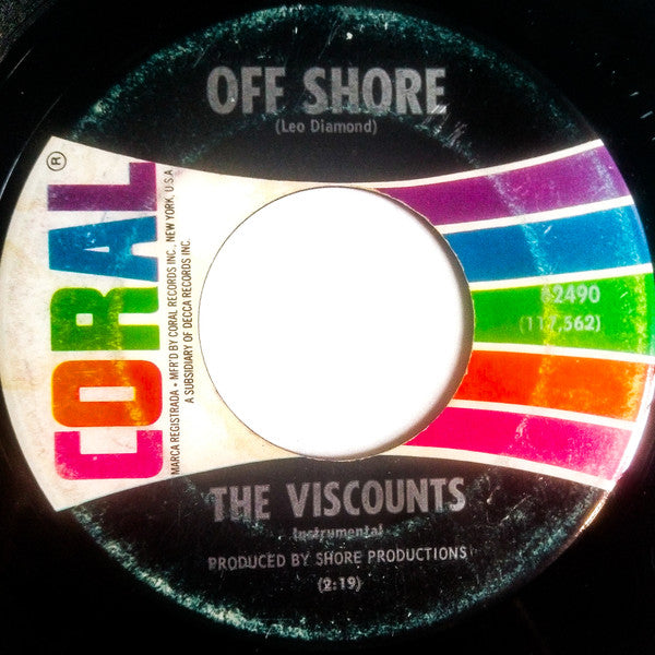 The Viscounts : Come, Come On Back / Off Shore (7", Single)