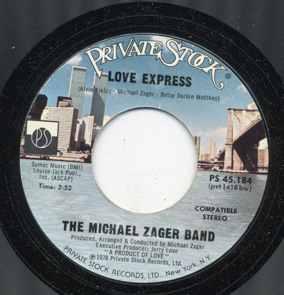 The Michael Zager Band : Let's All Chant / Love Express (7", Styrene)