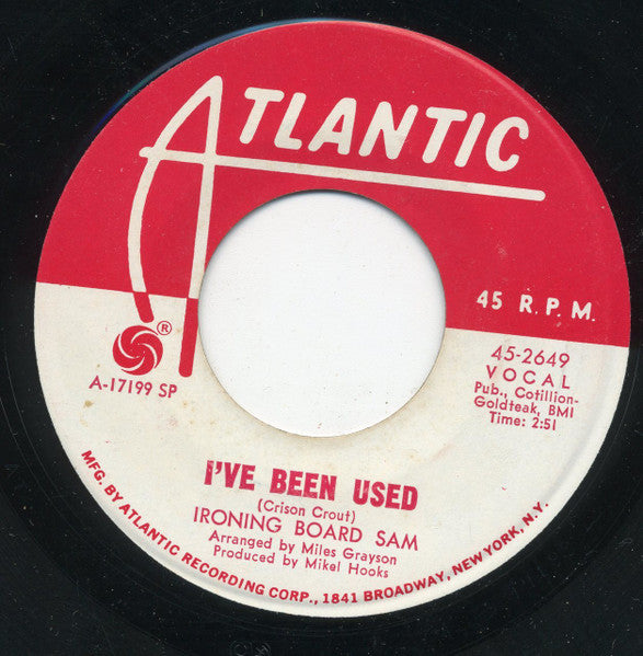 Ironing Board Sam : Non Support (That What The Judge Say) (7", Promo, Spe)