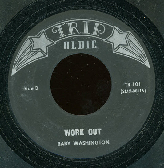 Baby Washington : The Bells (On Our Wedding Day) / Work Out (7", RE, Bla)