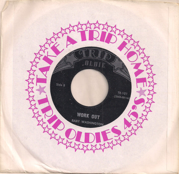 Baby Washington : The Bells (On Our Wedding Day) / Work Out (7", RE, Bla)