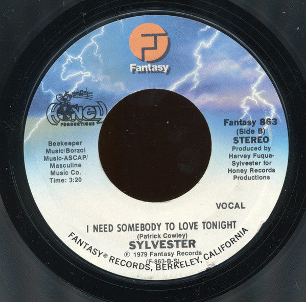 Sylvester : Stars / I Need Somebody To Love Tonight (7", Single, Styrene)