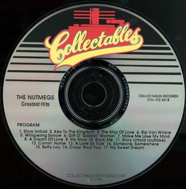 The Nutmegs : Greatest Hits (CD, Comp)