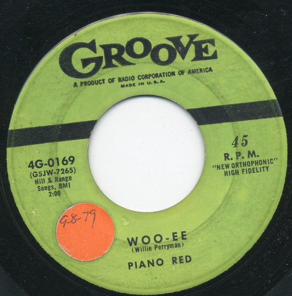 Piano Red : You Were Mine For Awhile / Woo-ee (7", Single)