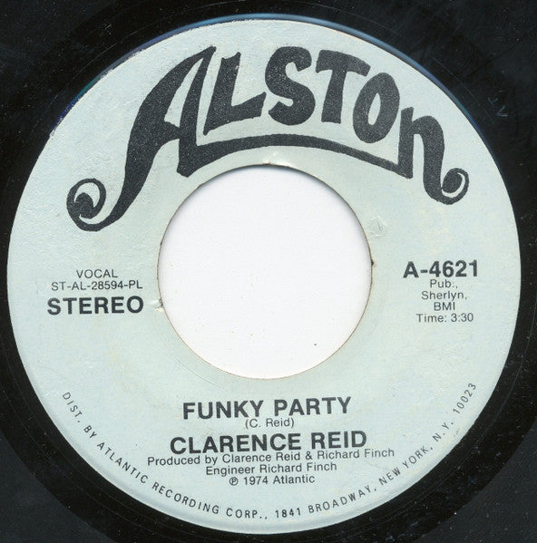 Clarence Reid : Funky Party (7", Single, Mono, Promo, Pla)