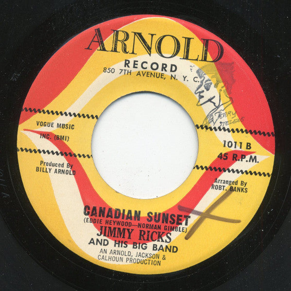 Jimmy Ricks (2) : Change Of Heart / Canadian Sunset (7", Single)