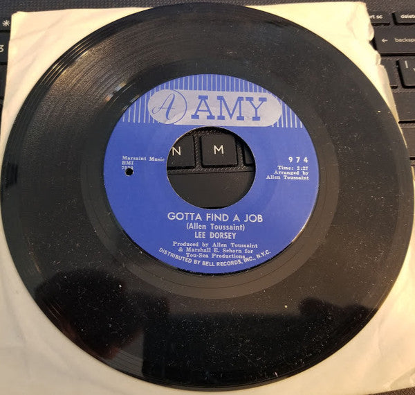 Lee Dorsey : Rain Rain Go Away / Gotta Find A Job (7", Single)