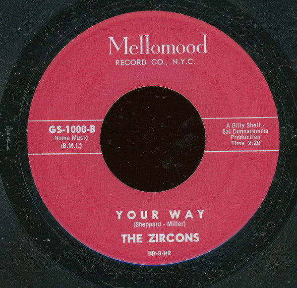 The Zircons (3) : Lonely Way (7")