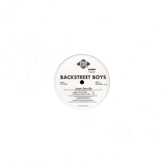 Backstreet Boys : Larger Than Life (2x12", Promo)