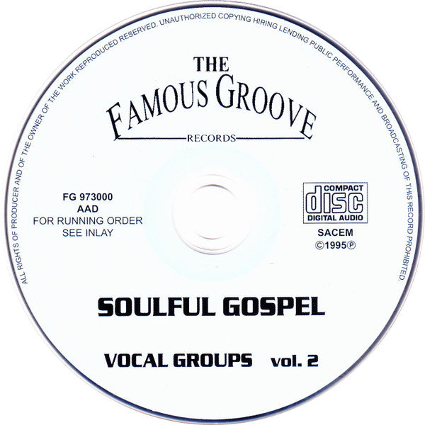Various : Soulful Gospel - Vocal Groups Vol. 2 (CD, Comp)