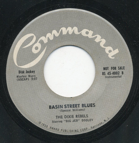 The Dixie Rebels : South Rampart Street Parade / Basin Street Blues (7", Promo)