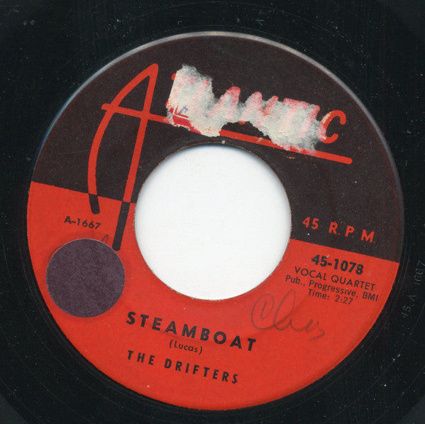 The Drifters : Adorable / Steamboat (7", Single, RE)