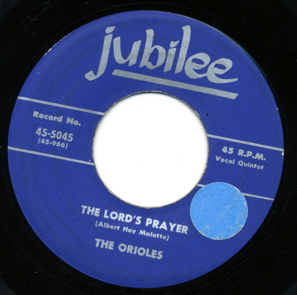 The Orioles : Oh Holy Night / The Lord's Prayer (7", Single)