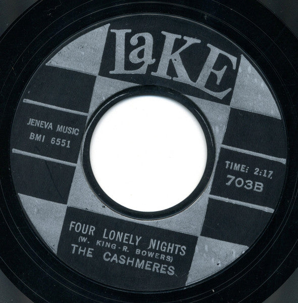 The Cashmeres (3) : Everything's Gonna Be Alright / Four Lonely Nights (7", Single, Styrene)