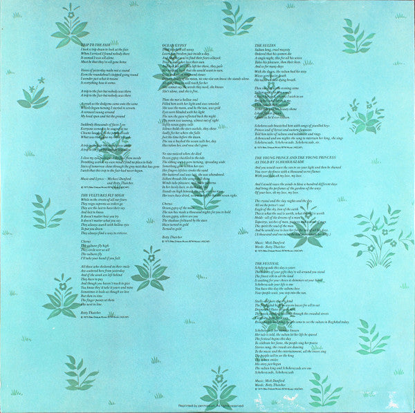 Renaissance (4) : Scheherazade And Other Stories (LP, Album)