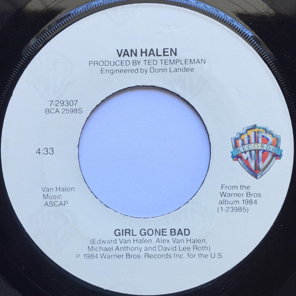 Van Halen : I'll Wait (7", Single, Jac)