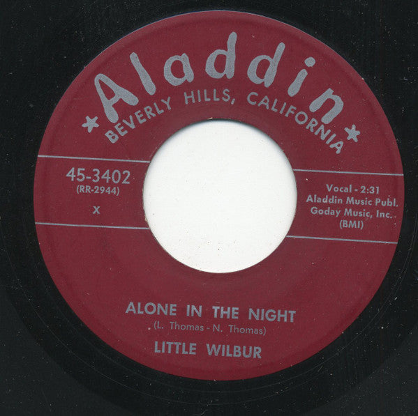 Little Wilbur And The Pleasers (3) : Heart To Heart / Alone In The Night (7", Single)