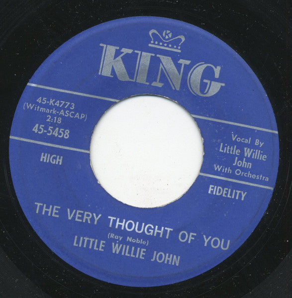 Little Willie John : I'm Sorry / The Very Thought Of You (7", Single)