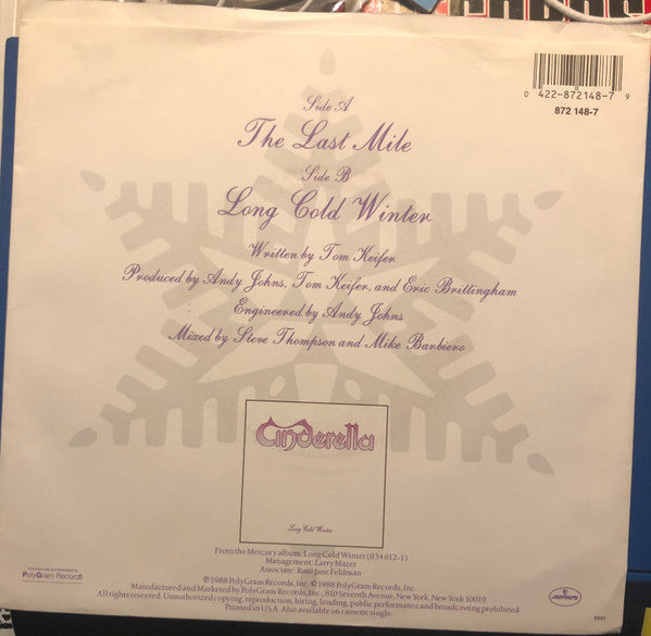 Cinderella (3) : The Last Mile (7", Single, Styrene)