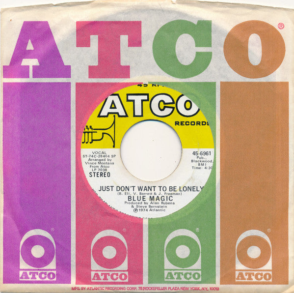 Blue Magic : Sideshow / Just Don't Want To Be Lonely (7", Single, Spe)