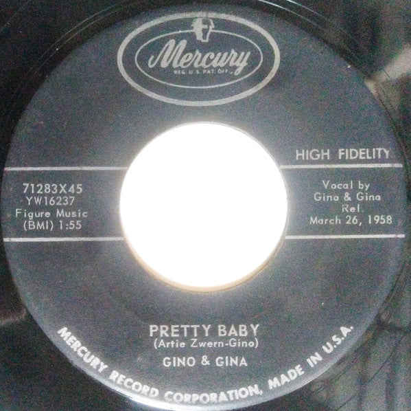 Gino & Gina : Love's A Carousel / Pretty Baby (7", Single, Ind)