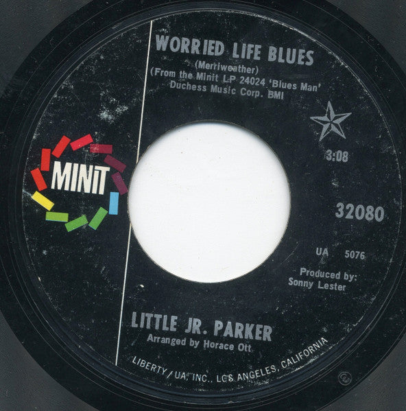Little Junior Parker : Let The Good Times Roll / Worried Life Blues (7", Single, Styrene)