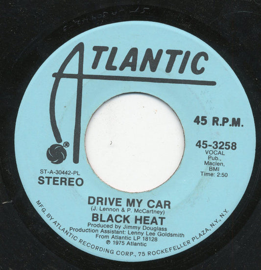 Black Heat : Drive My Car (7", Promo, PL)