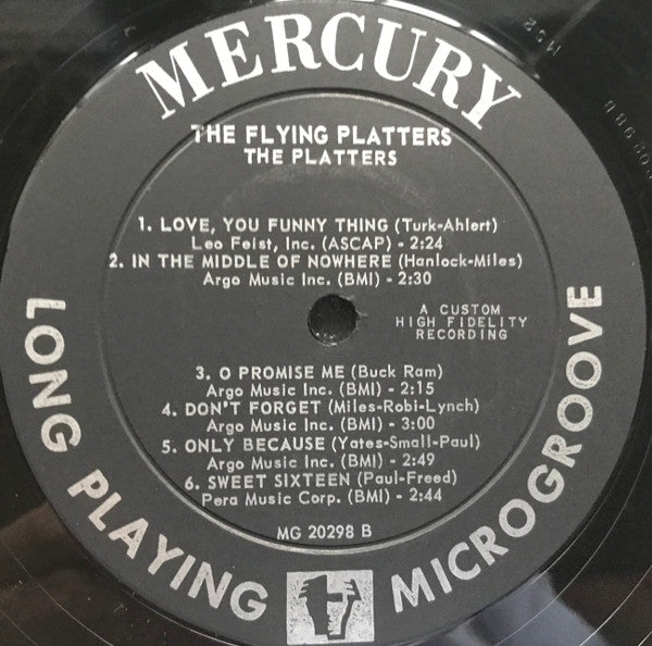 The Platters : The Flying Platters (LP, Album, Mono, Ind)