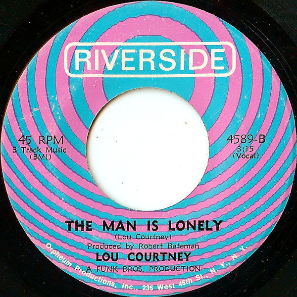 Lou Courtney : Do The Thing / The Man Is Lonely (7", Single)