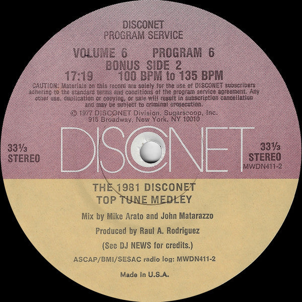 Various : Volume 6 Program 6 (2x12", P/Mixed)