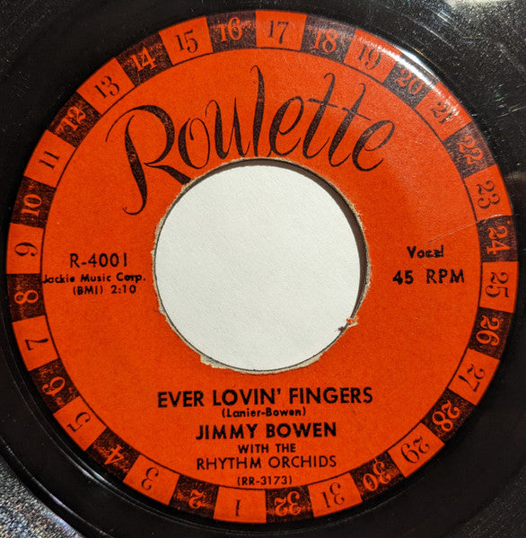 Jimmy Bowen With The Rhythm Orchids : I'm Stickin' With You / Ever Lovin' Fingers (7", Single)