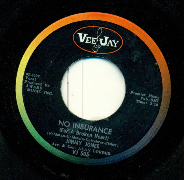 Jimmy Jones : Mr. Fix-It (7")
