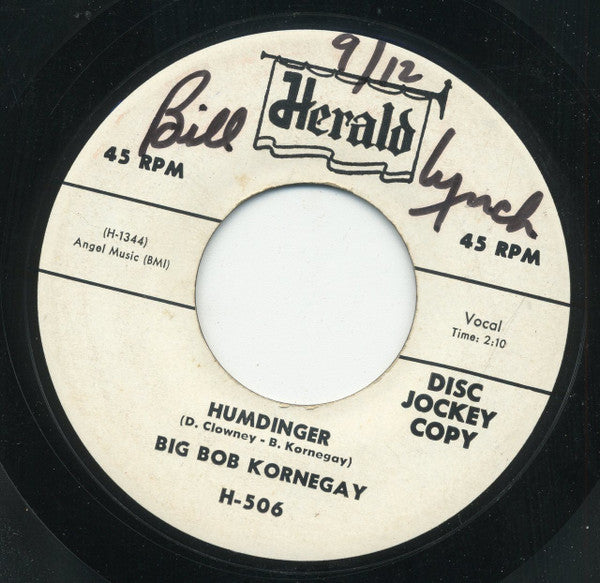 Bob Kornegay : Stay With Me Baby (7", Single, Promo)