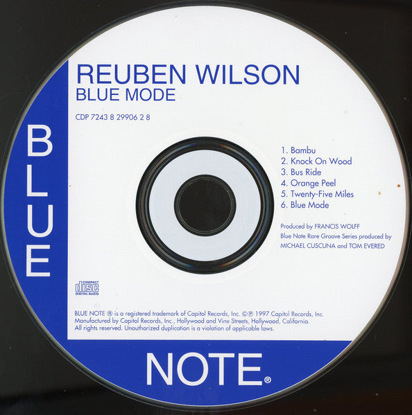 Reuben Wilson : Blue Mode (CD, Album, RE)