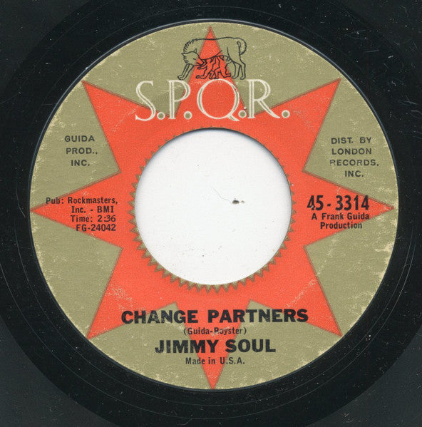Jimmy Soul : I Hate You Baby / Change Partners (7", Single, Styrene)