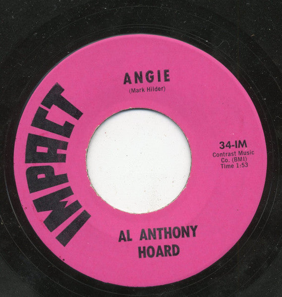 The Capris (5), Al Anthony Hoard : Endless Love / Angie (7")