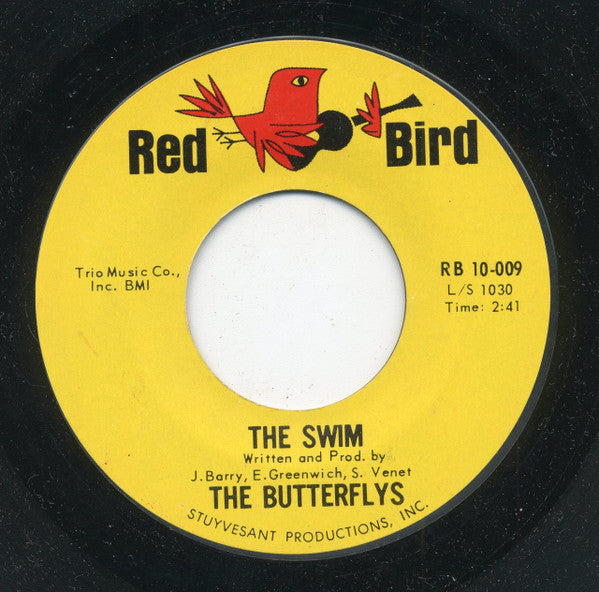 The Butterflys : Good Night Baby / The Swim (7", Single, Styrene)