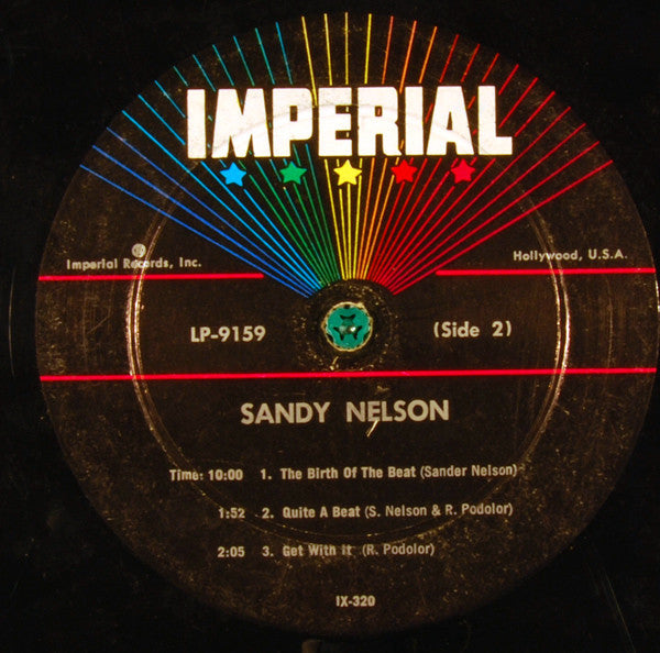 Sandy Nelson : Let There Be Drums (LP, Album, Mono)