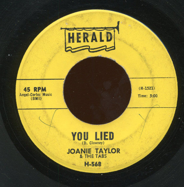 Joanie Taylor & The Tabs (5) : Dapper Dan / You Lied (7", Single)