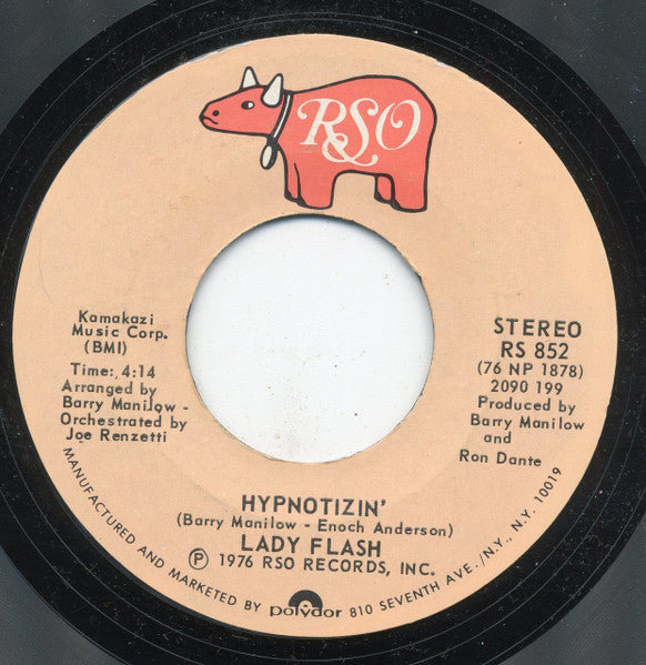 Lady Flash (2) : Street Singin' (7", Styrene)
