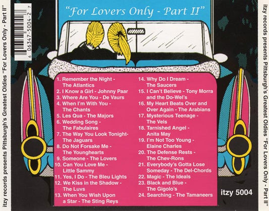 Various : Pittsburgh's Favorite Oldies "For Lovers Only - Part II" (CD, Comp)
