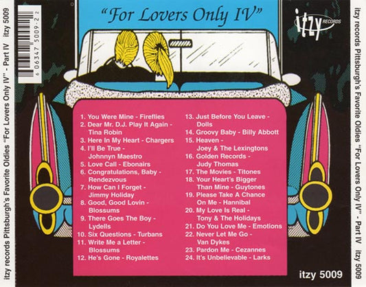 Various : Pittsburgh's Favorite Oldies "For Lovers Only IV" (CD, Comp)