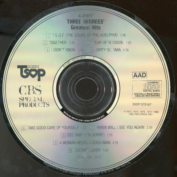 The Three Degrees : Greatest Hits (CD, Album, Comp)