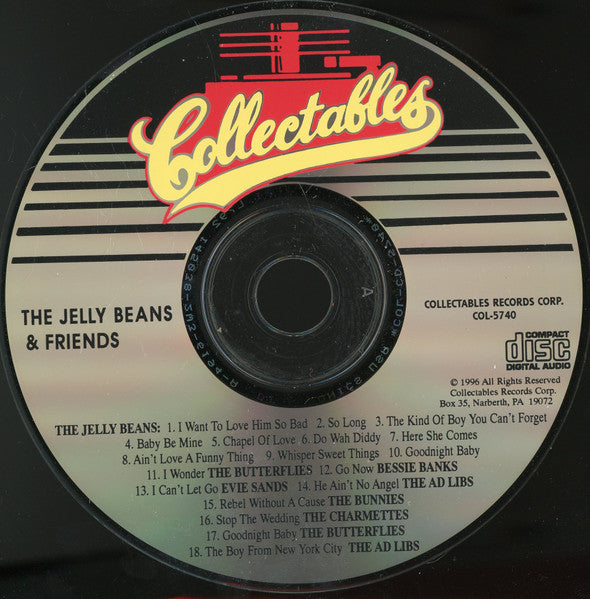The Jelly Beans : The Jelly Beans And Friends (CD, Comp)