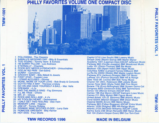 Various : Philly Favorites Vol. 1 (CD, Comp)